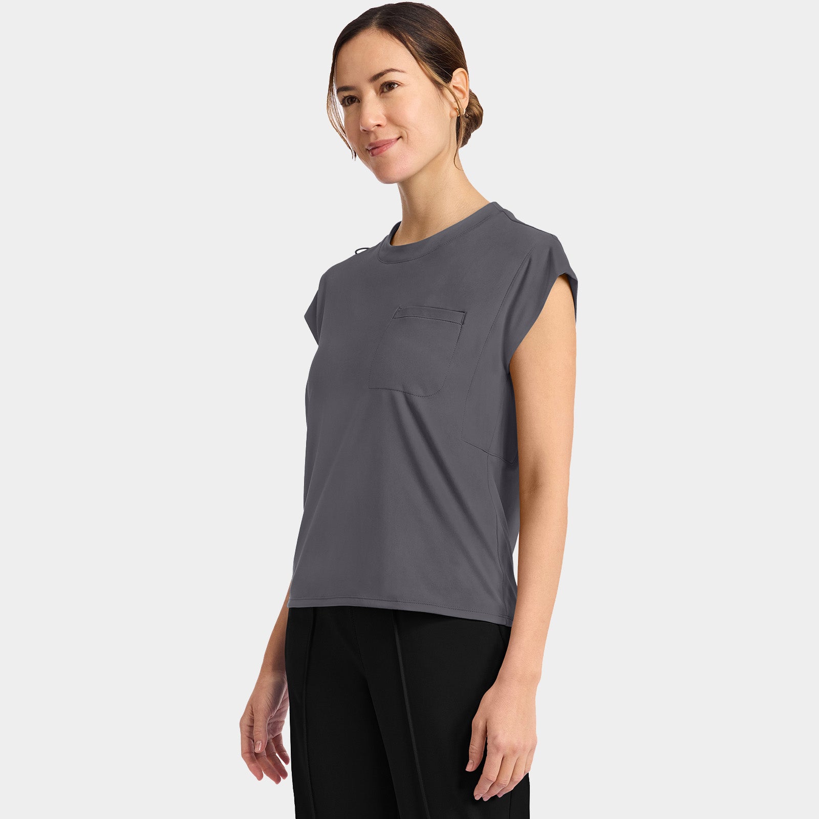 Women’s Tuck-In Crew Neck Scrub Top | CK936