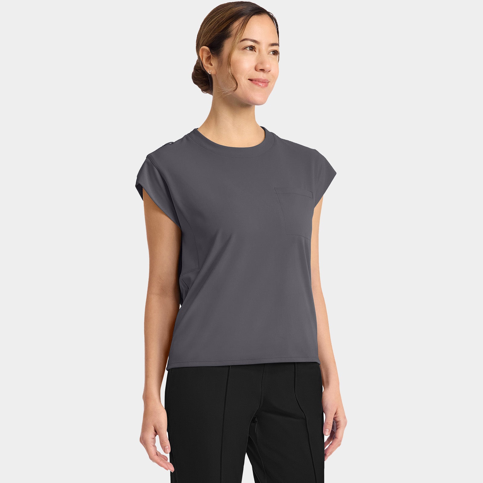Women’s Tuck-In Crew Neck Scrub Top | CK936