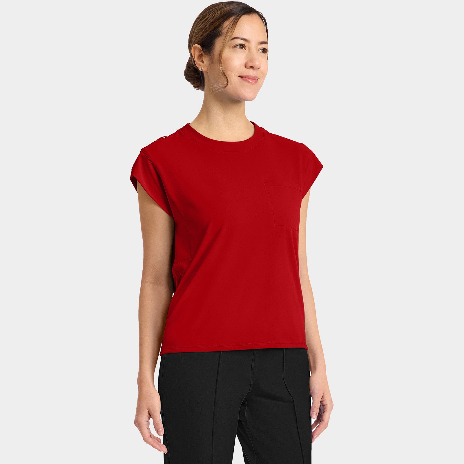 Women’s Tuck-In Crew Neck Scrub Top | CK936