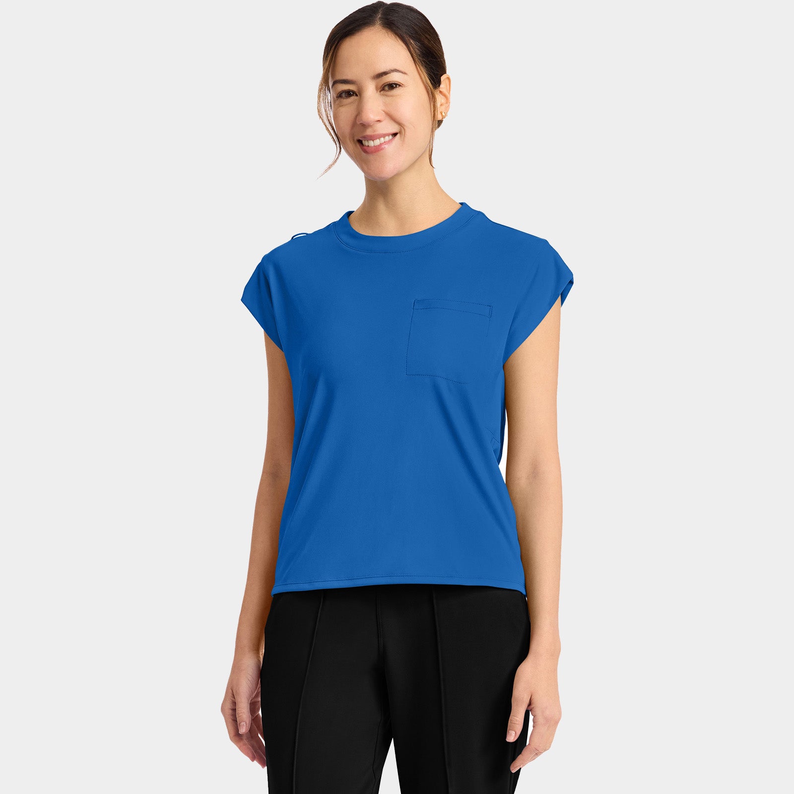Women’s Tuck-In Crew Neck Scrub Top | CK936