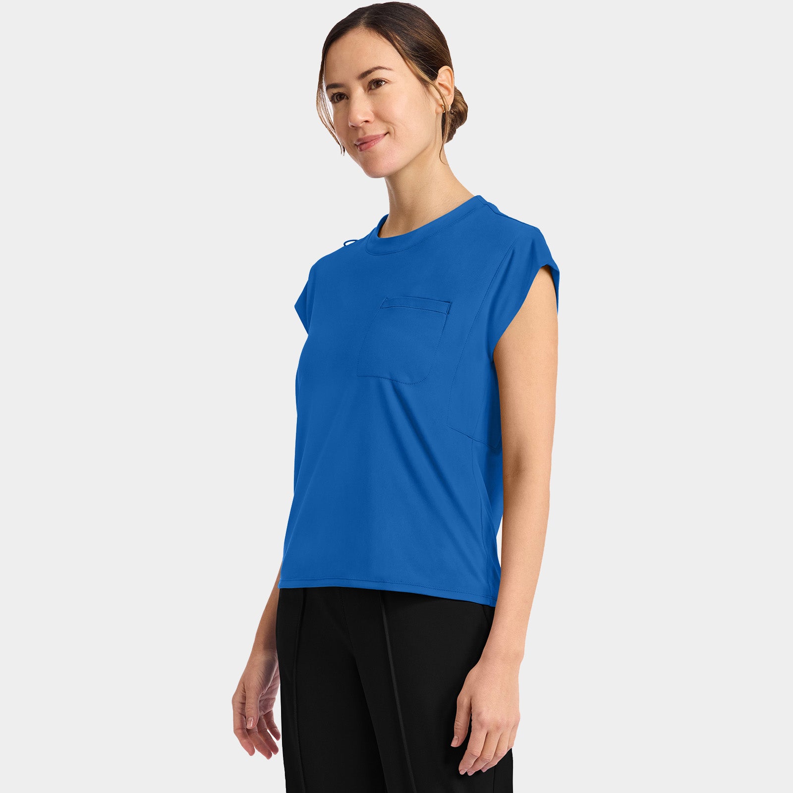 Women’s Tuck-In Crew Neck Scrub Top | CK936