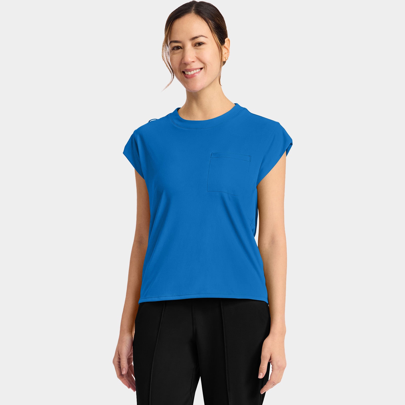 Women’s Tuck-In Crew Neck Scrub Top | CK936