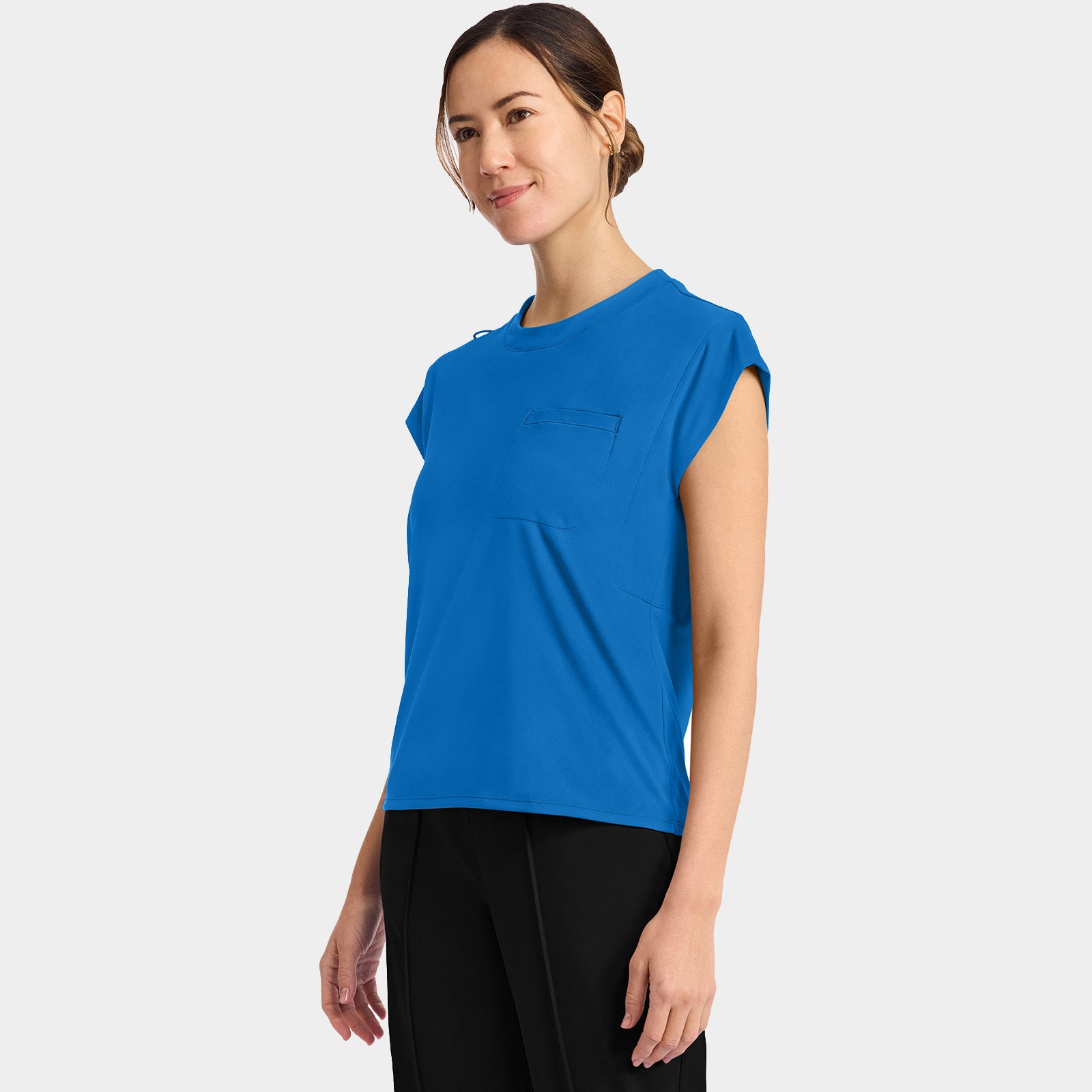 Women’s Tuck-In Crew Neck Scrub Top | CK936