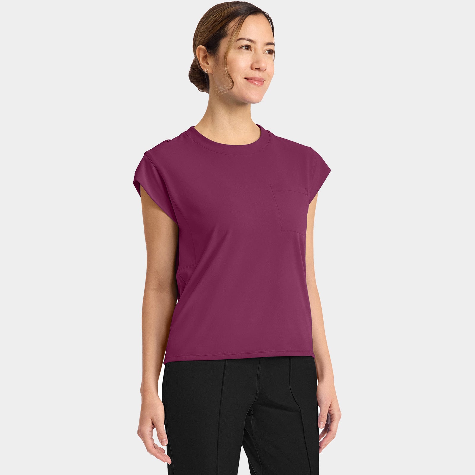 Women’s Tuck-In Crew Neck Scrub Top | CK936