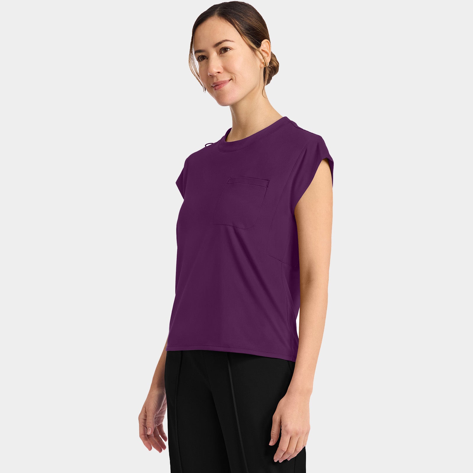 Women’s Tuck-In Crew Neck Scrub Top | CK936