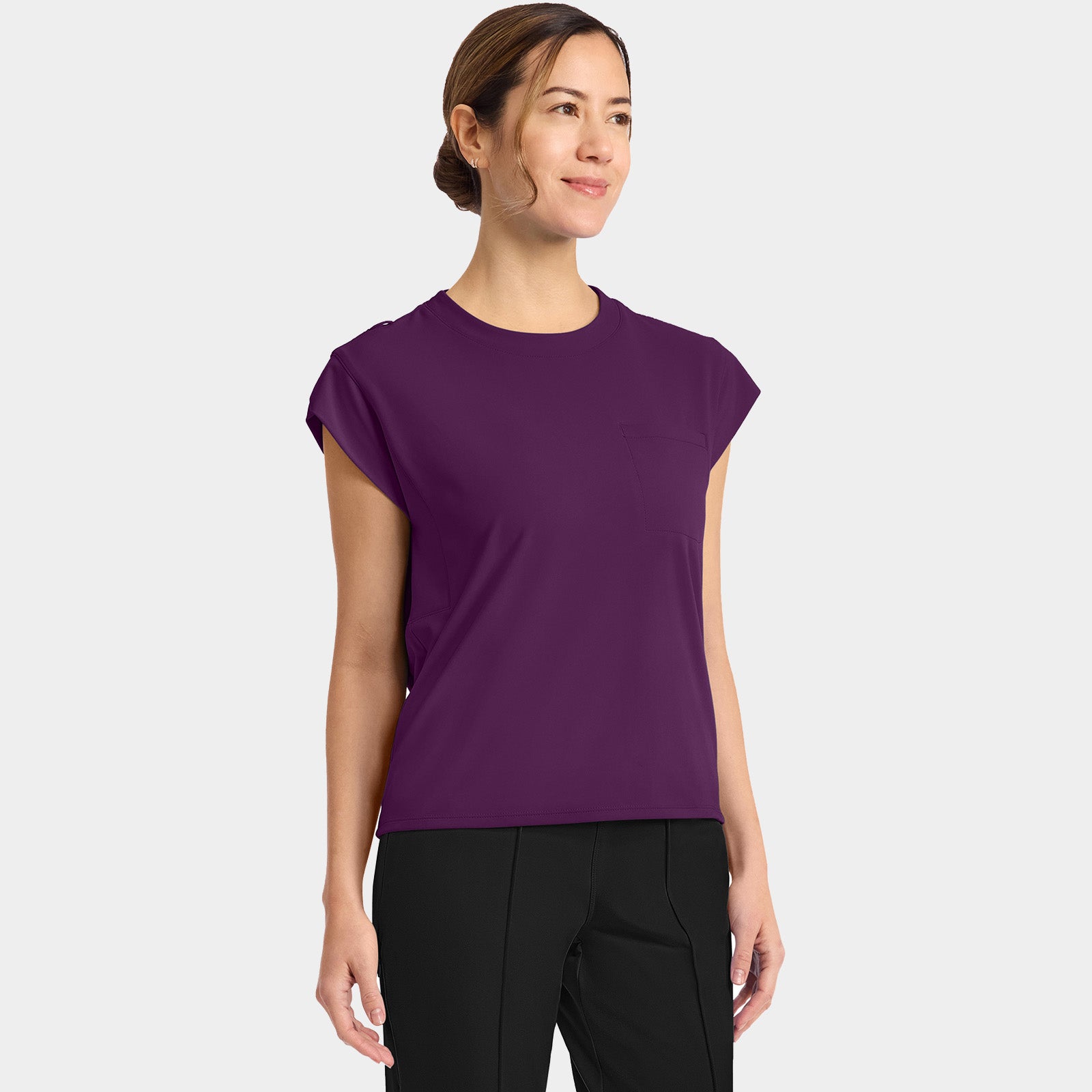 Women’s Tuck-In Crew Neck Scrub Top | CK936