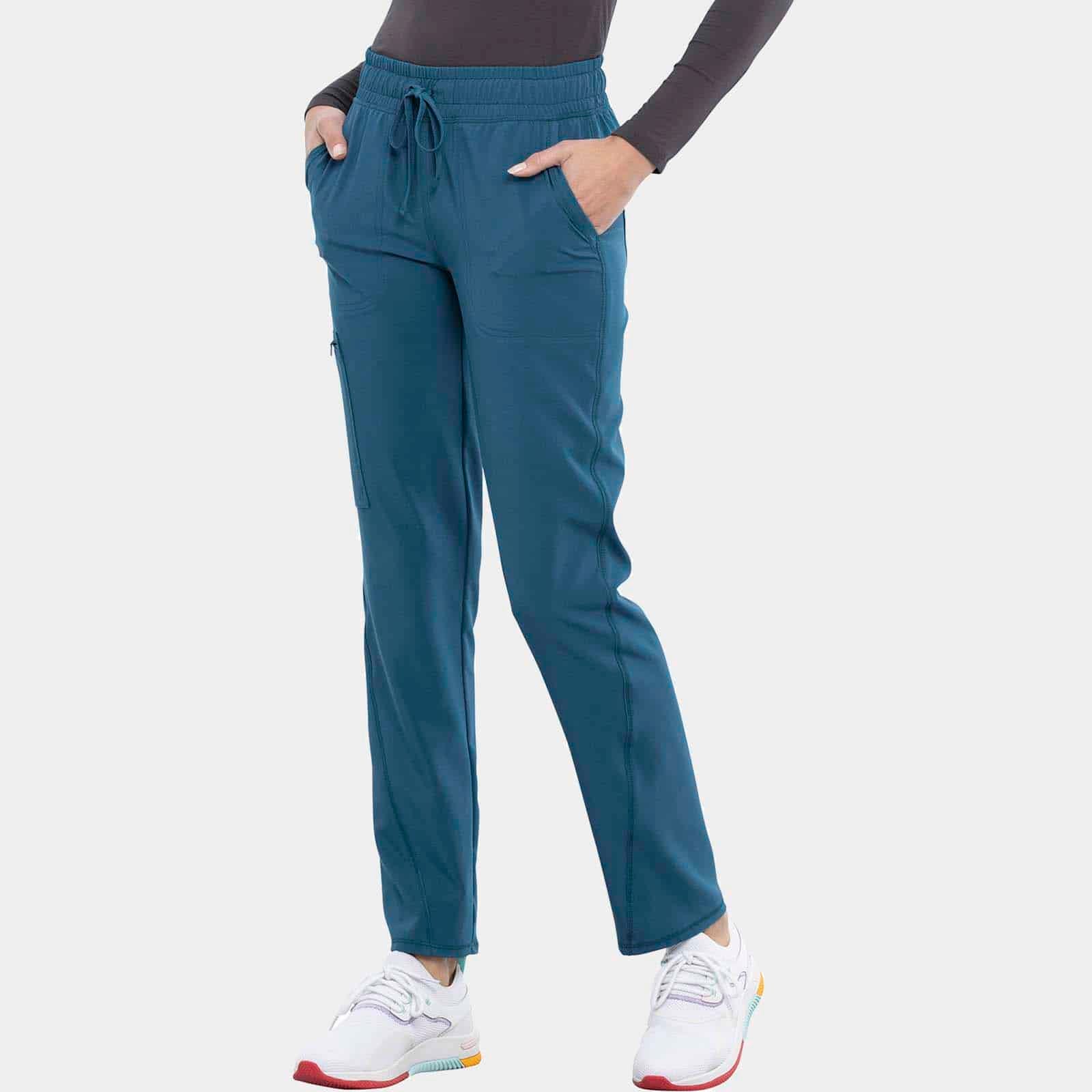 Mid Rise Tapered Leg Drawstring Pant Regular Length | CKA184