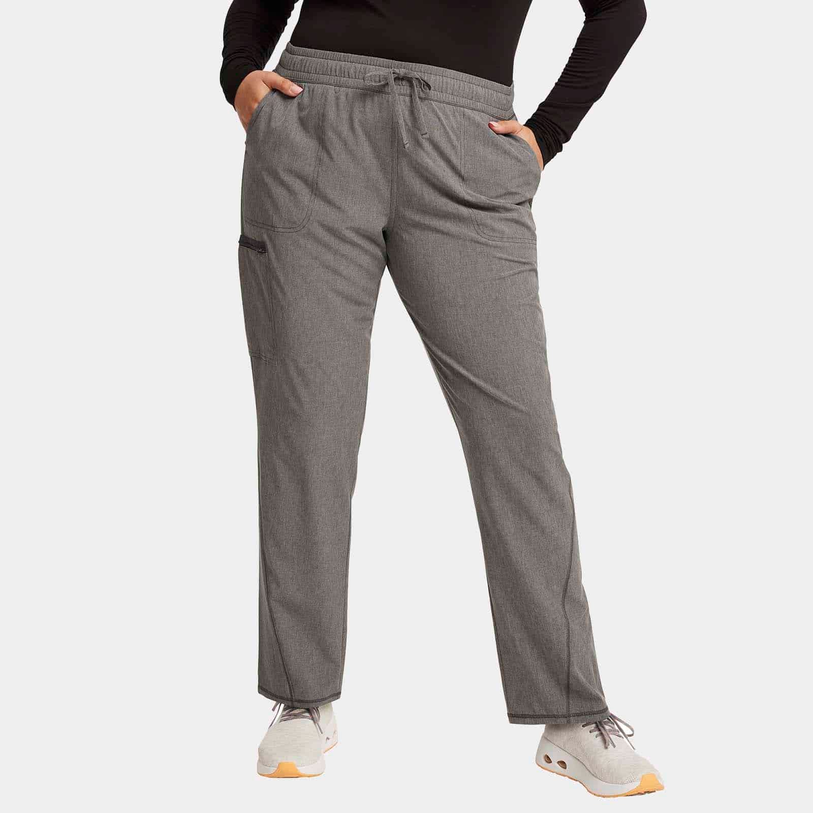 Mid Rise Tapered Leg Drawstring Pant Regular Length | CKA184