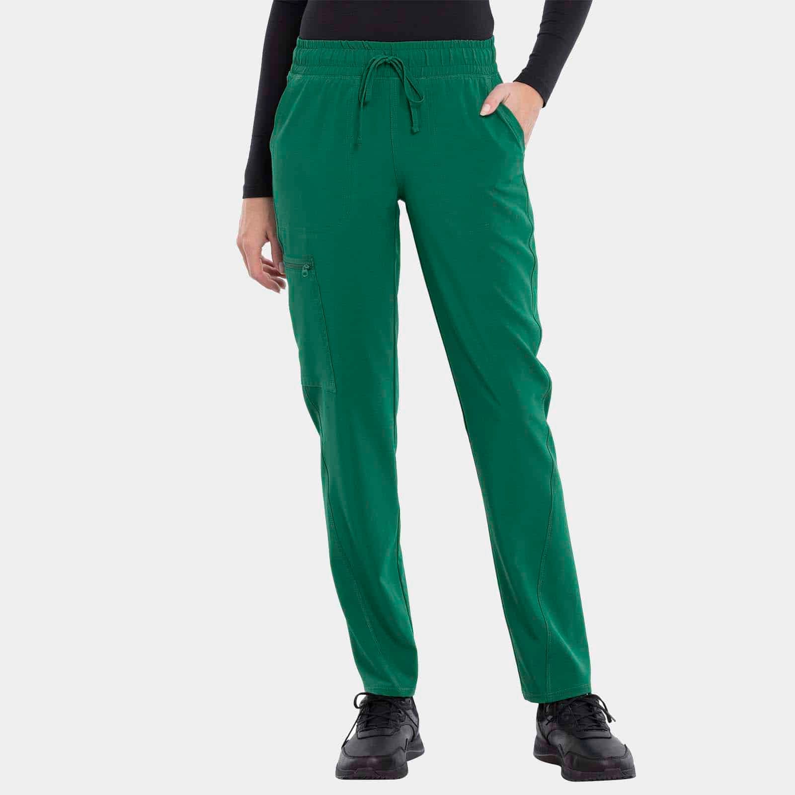 Mid Rise Tapered Leg Drawstring Pant Regular Length | CKA184