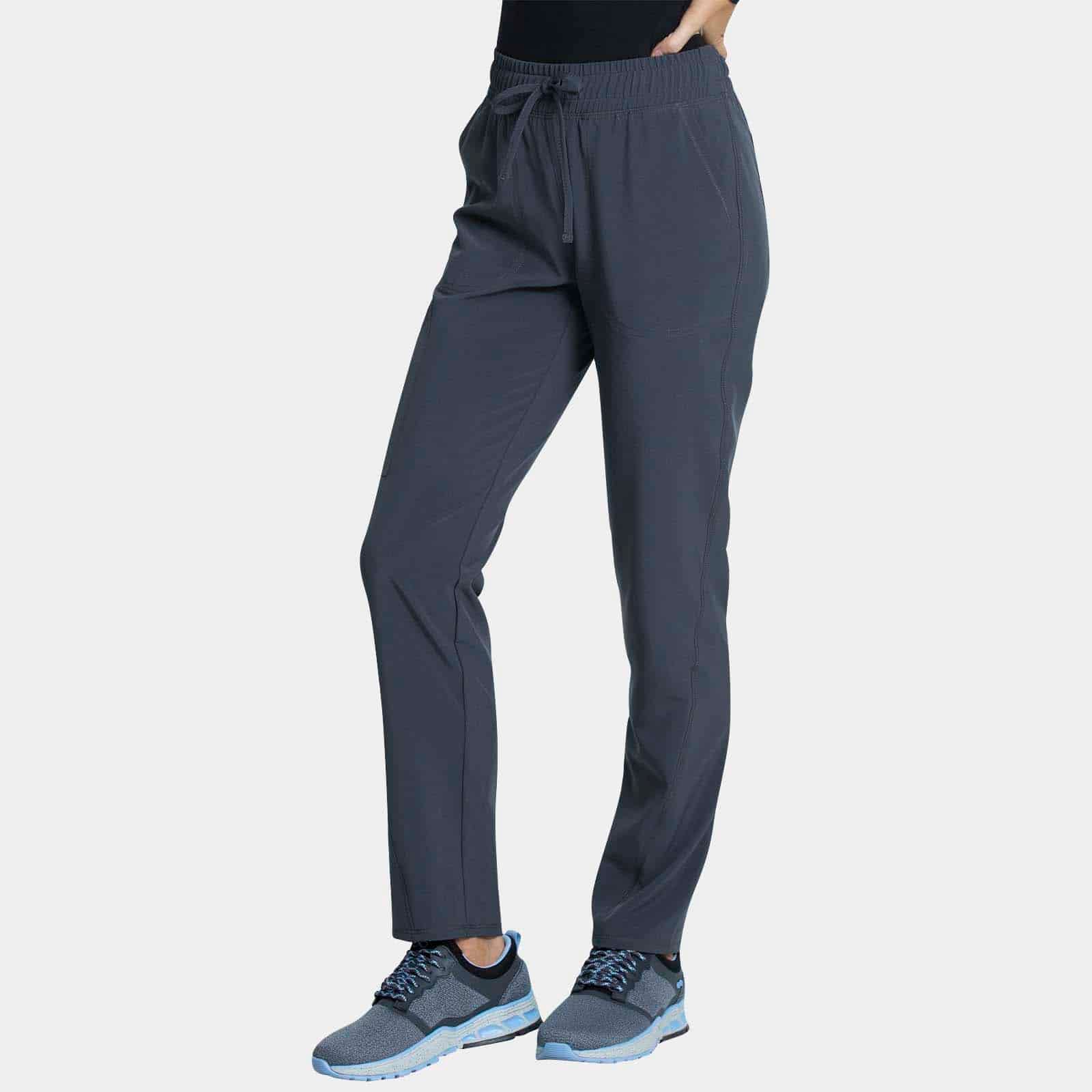 Mid Rise Tapered Leg Drawstring Pant Regular Length | CKA184