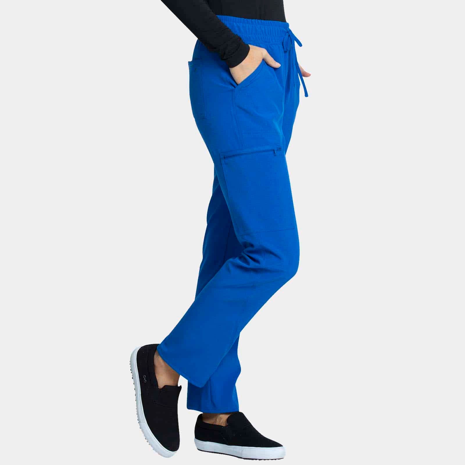Mid Rise Tapered Leg Drawstring Pant Petite Length | CKA184P