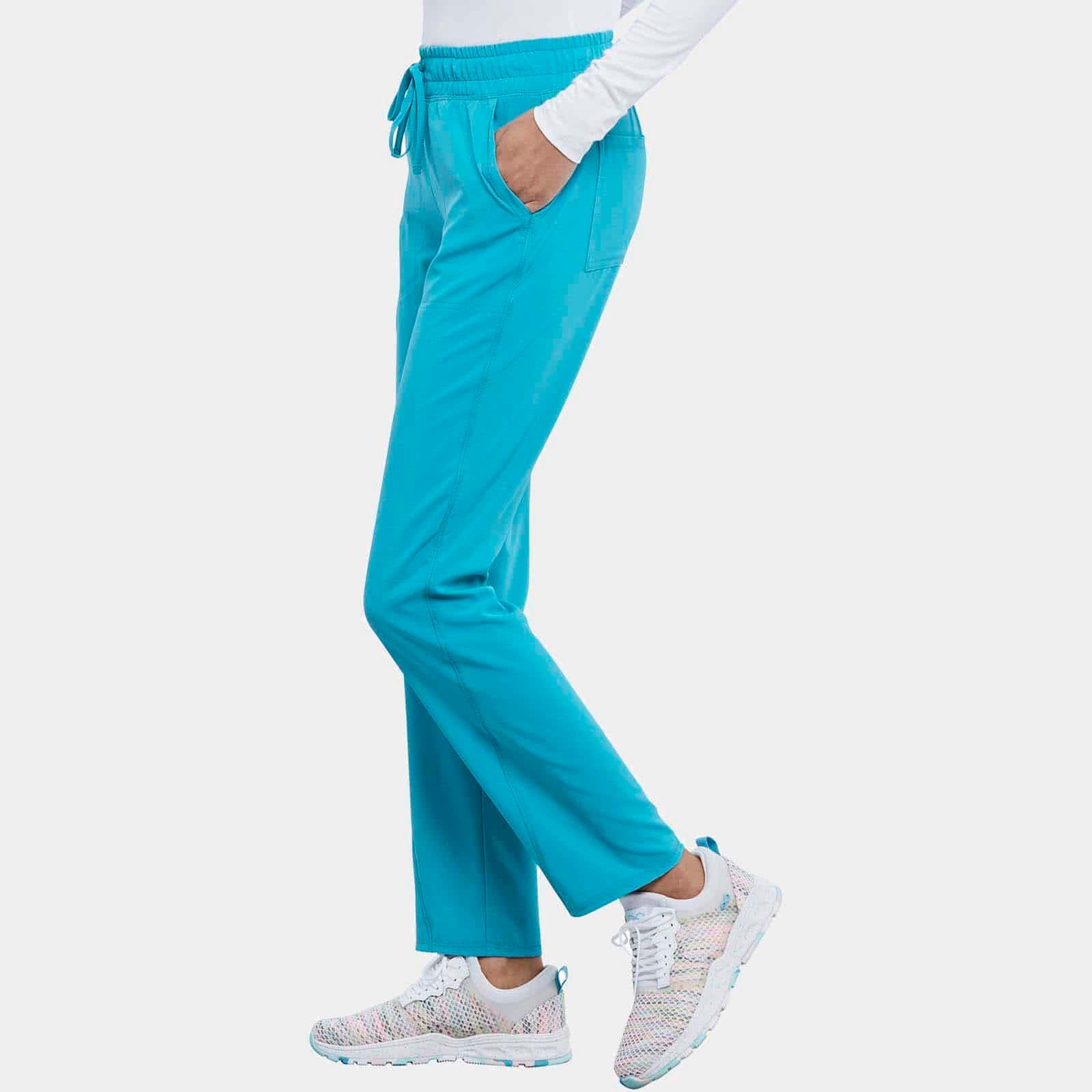 Mid Rise Tapered Leg Drawstring Pant Regular Length | CKA184