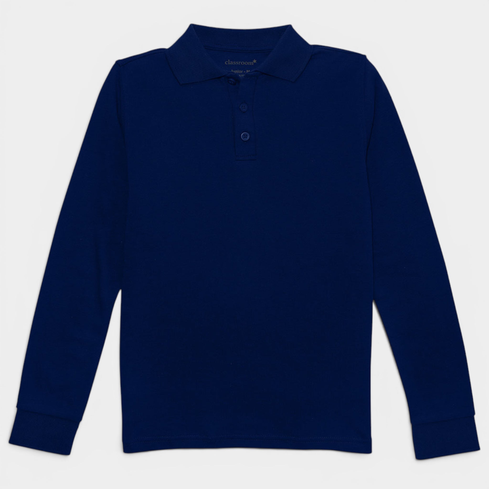 Youth Long Sleeve Interlock Polo
