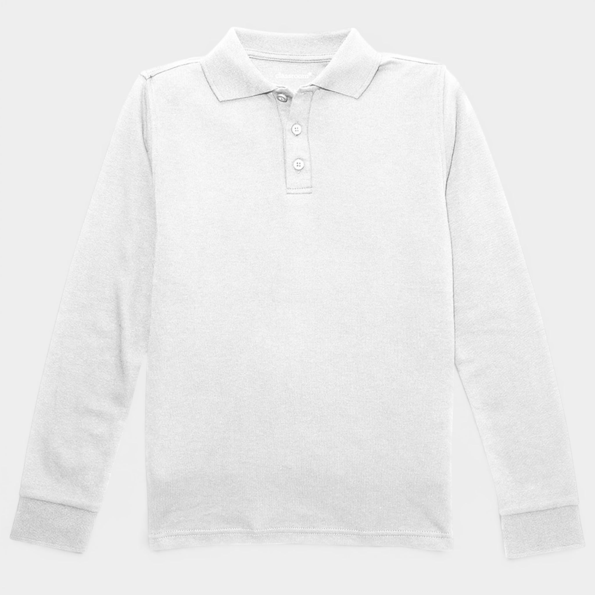 Youth Long Sleeve Interlock Polo
