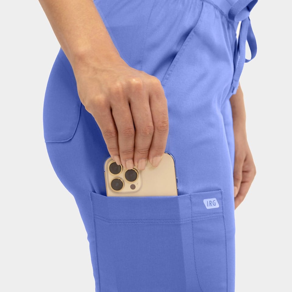 Women's Full Elastic Waistband Pant | 6801
