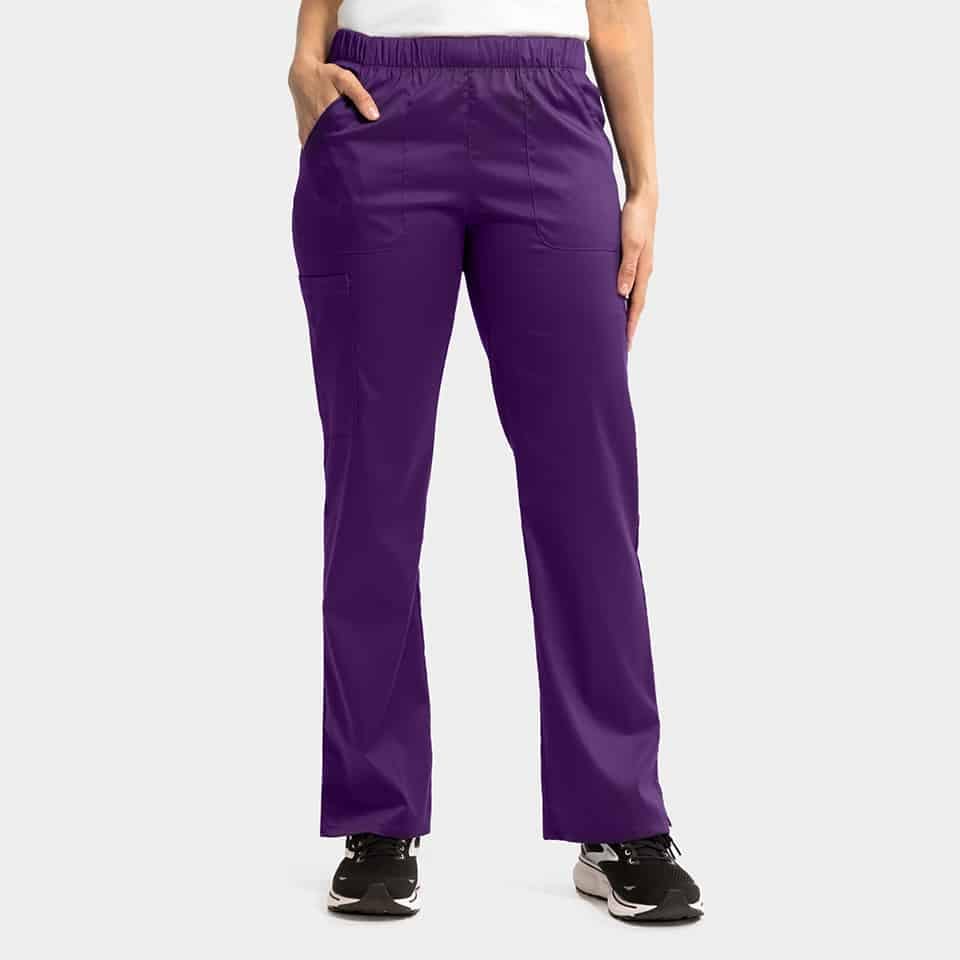 Women's Full Elastic Waistband Pant | 6801