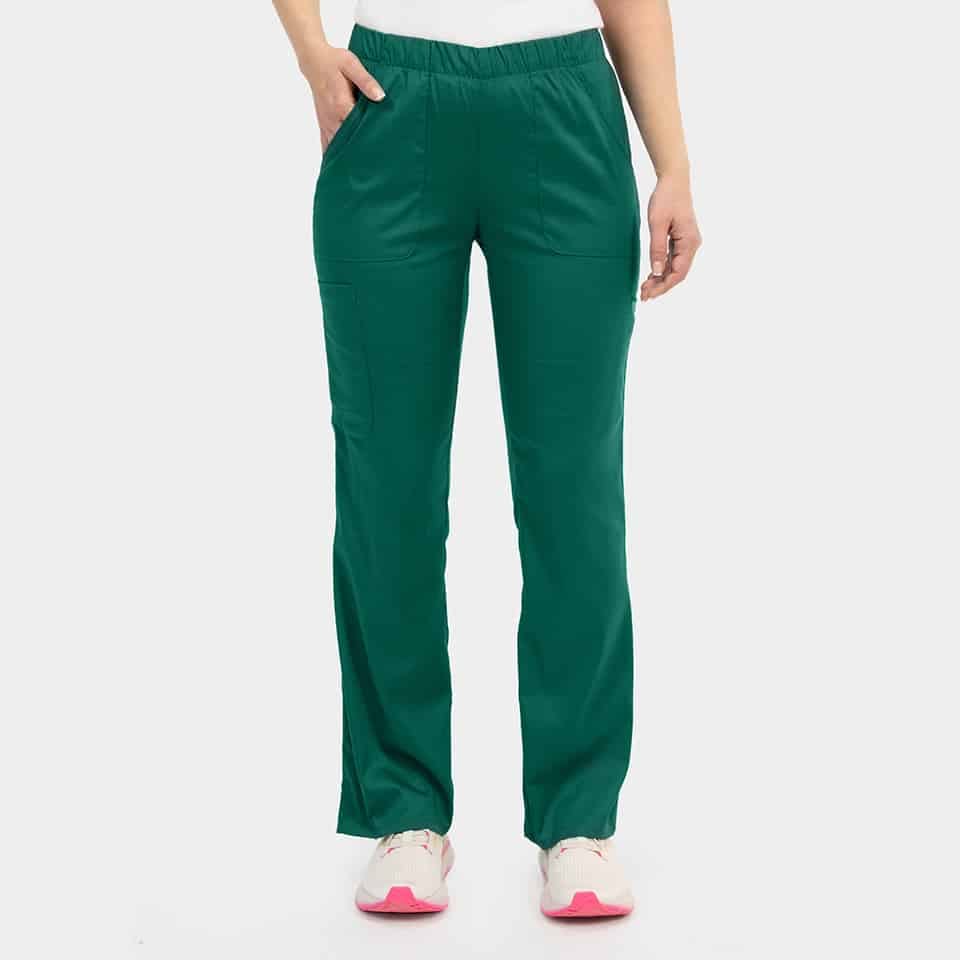 Women's Full Elastic Waistband Pant | 6801