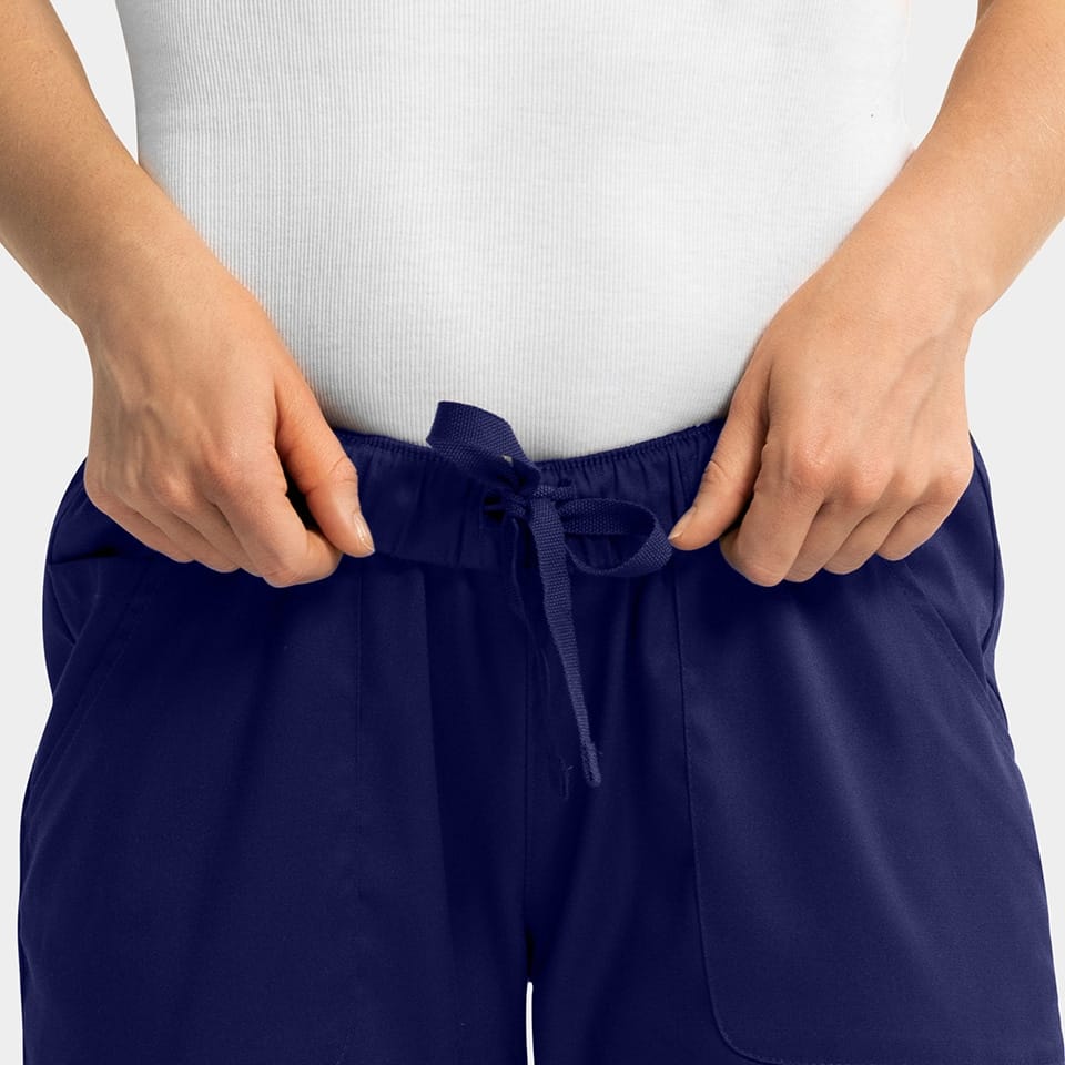 Women's Full Elastic Waistband Pant | 6801