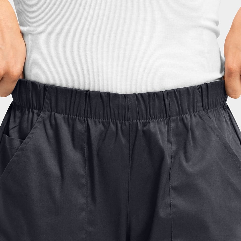 Women's Full Elastic Waistband Pant | 6801