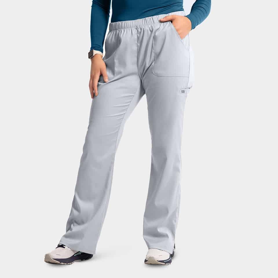 Women's Full Elastic Waistband Pant | 6801