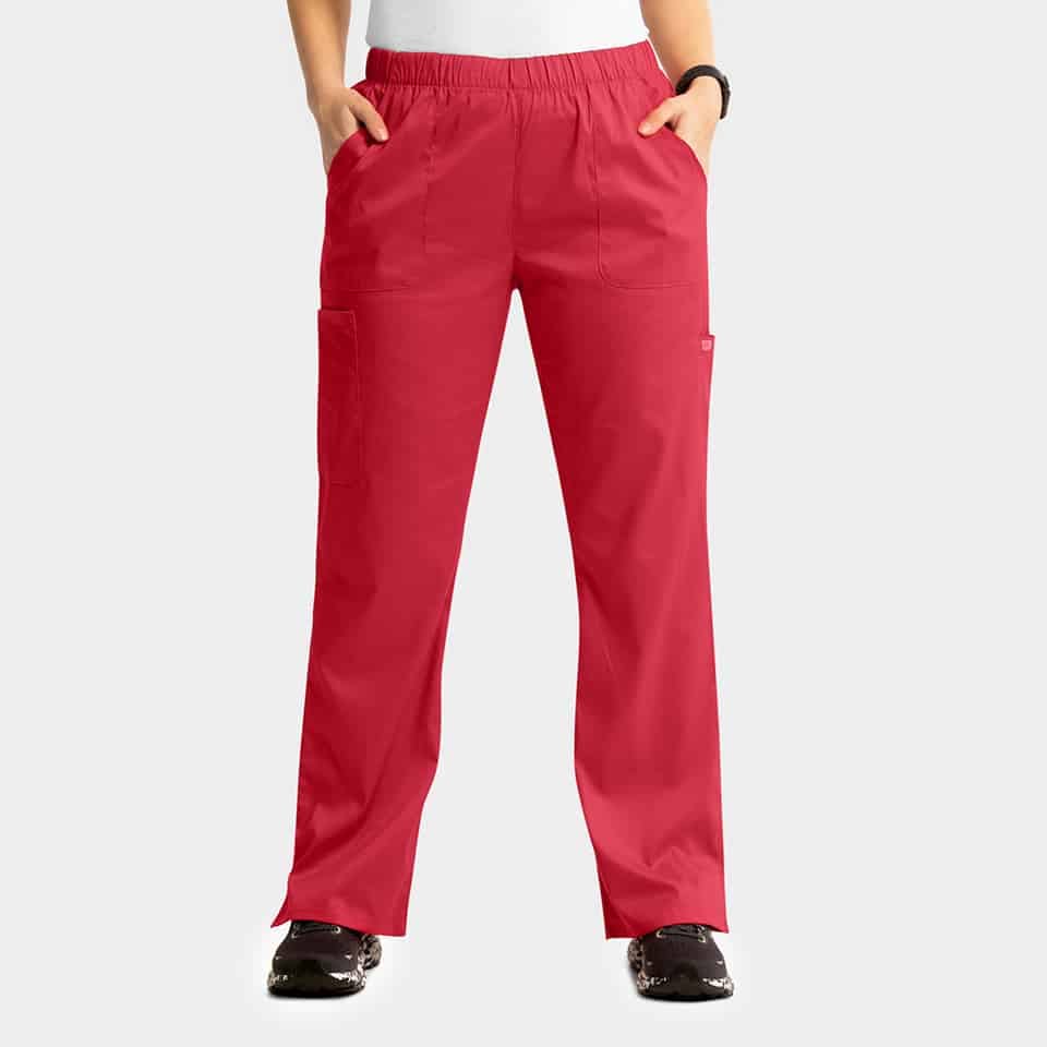 Women's Full Elastic Waistband Pant | 6801