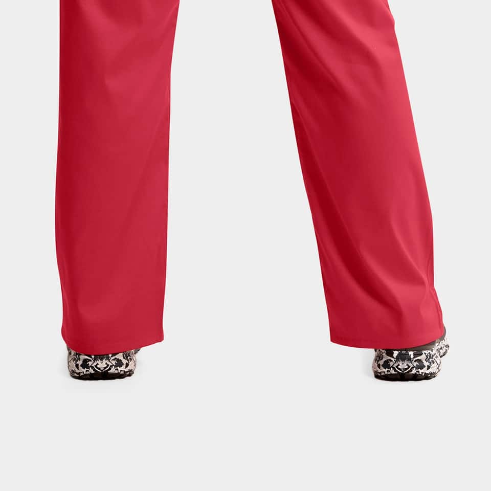 Women's Full Elastic Waistband Pant | 6801