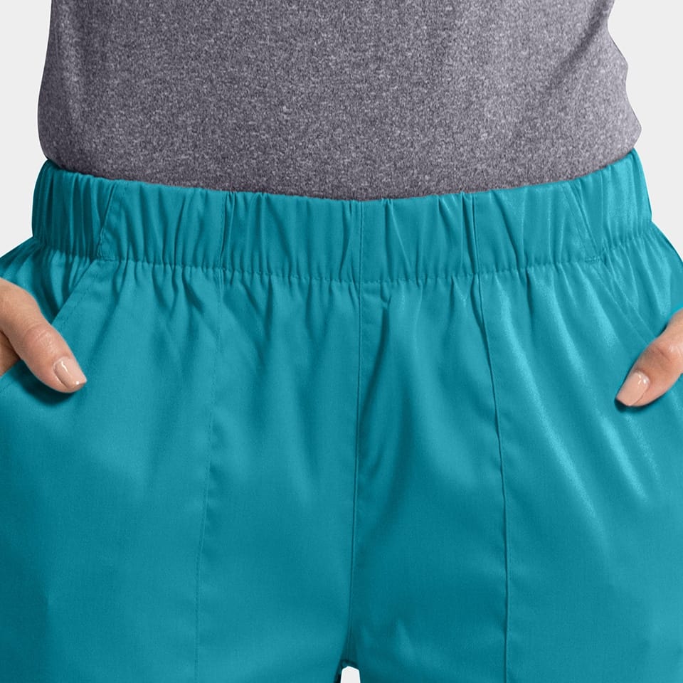 Women's Full Elastic Waistband Pant | 6801