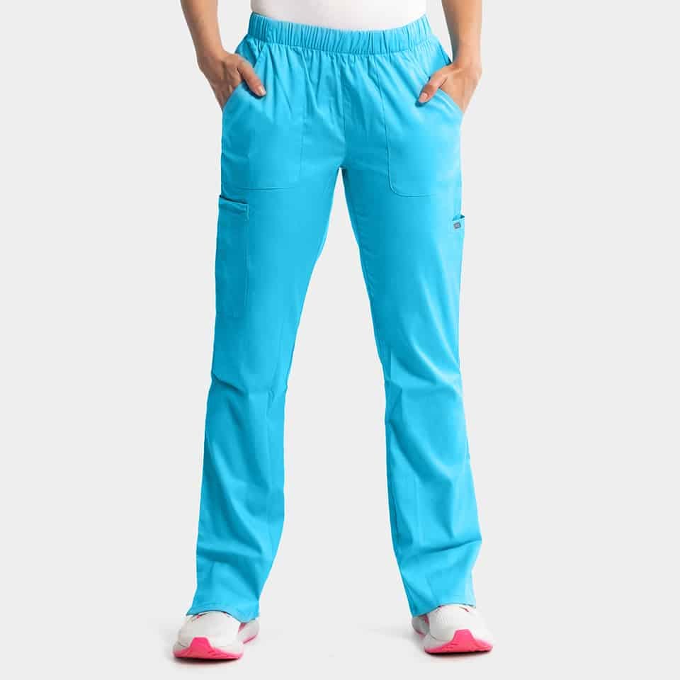 Women's Full Elastic Waistband Pant | 6801