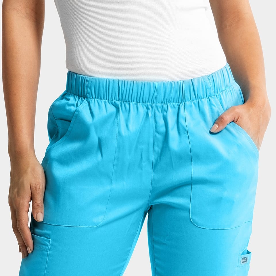 Women's Full Elastic Waistband Pant | 6801