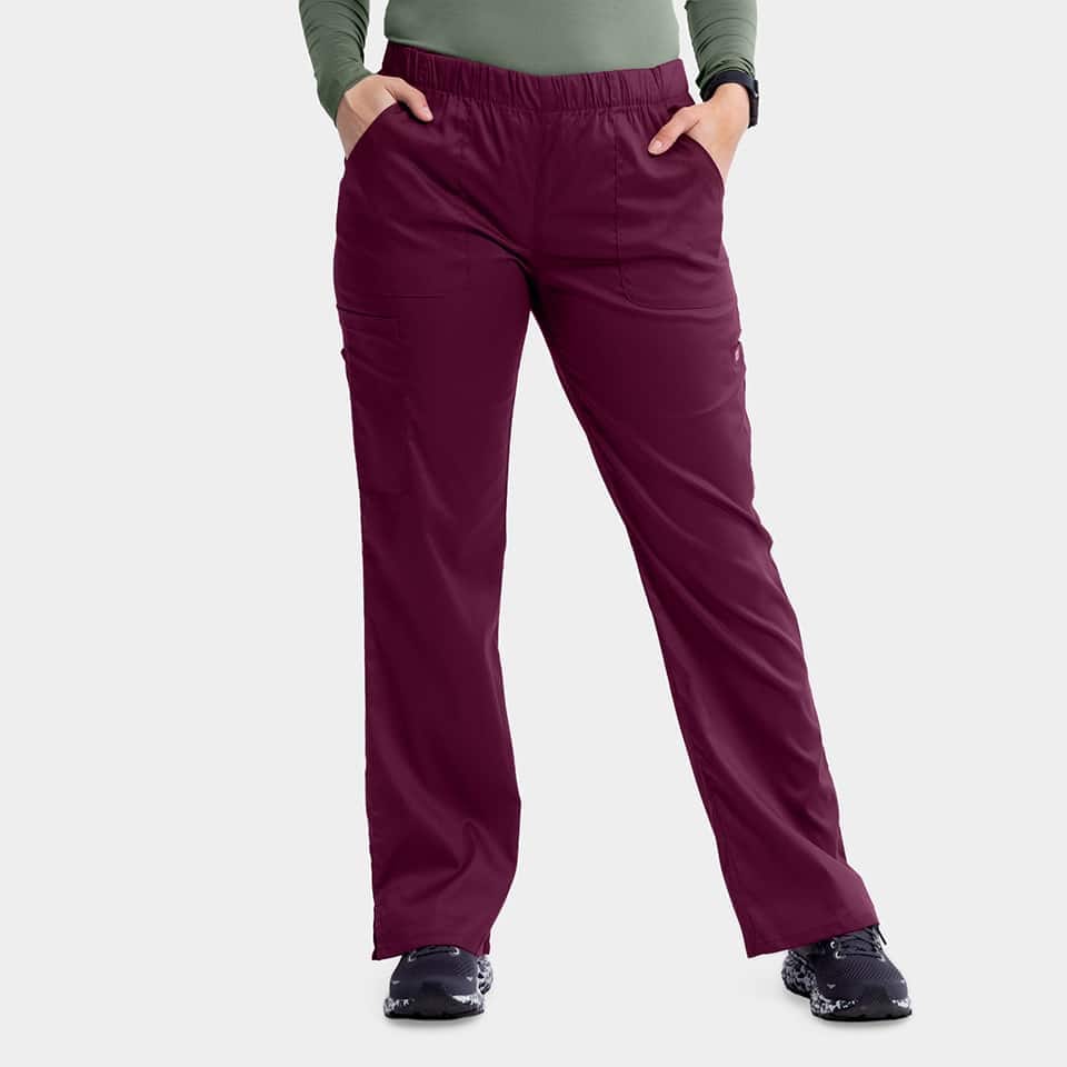 Women's Full Elastic Waistband Pant | 6801
