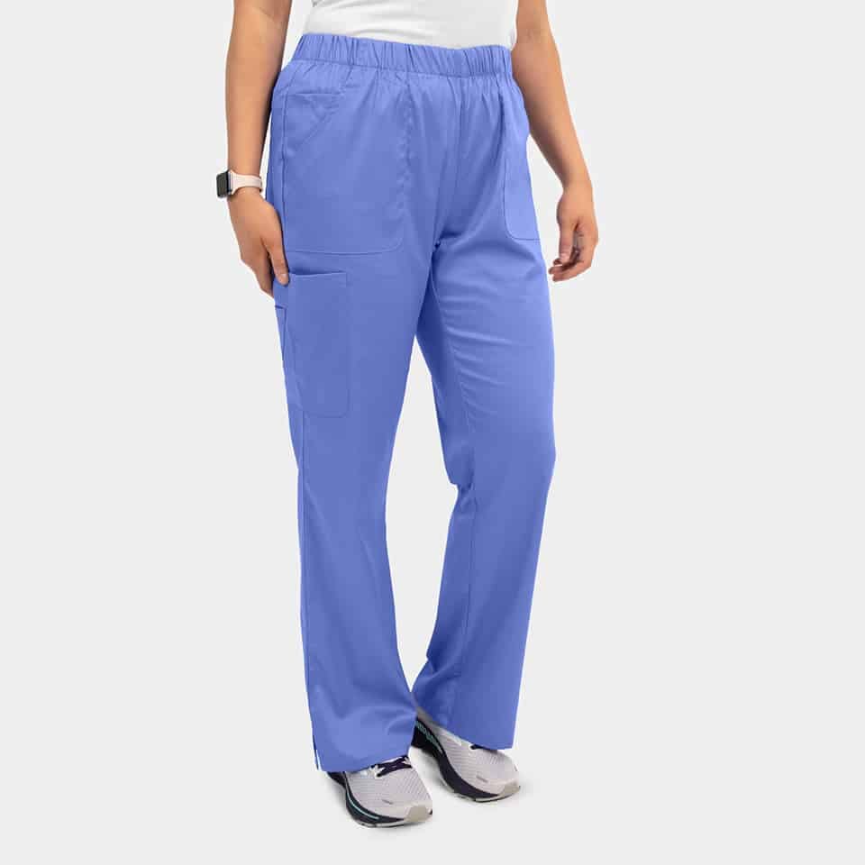 Women's Full Elastic Waistband Pant | 6801