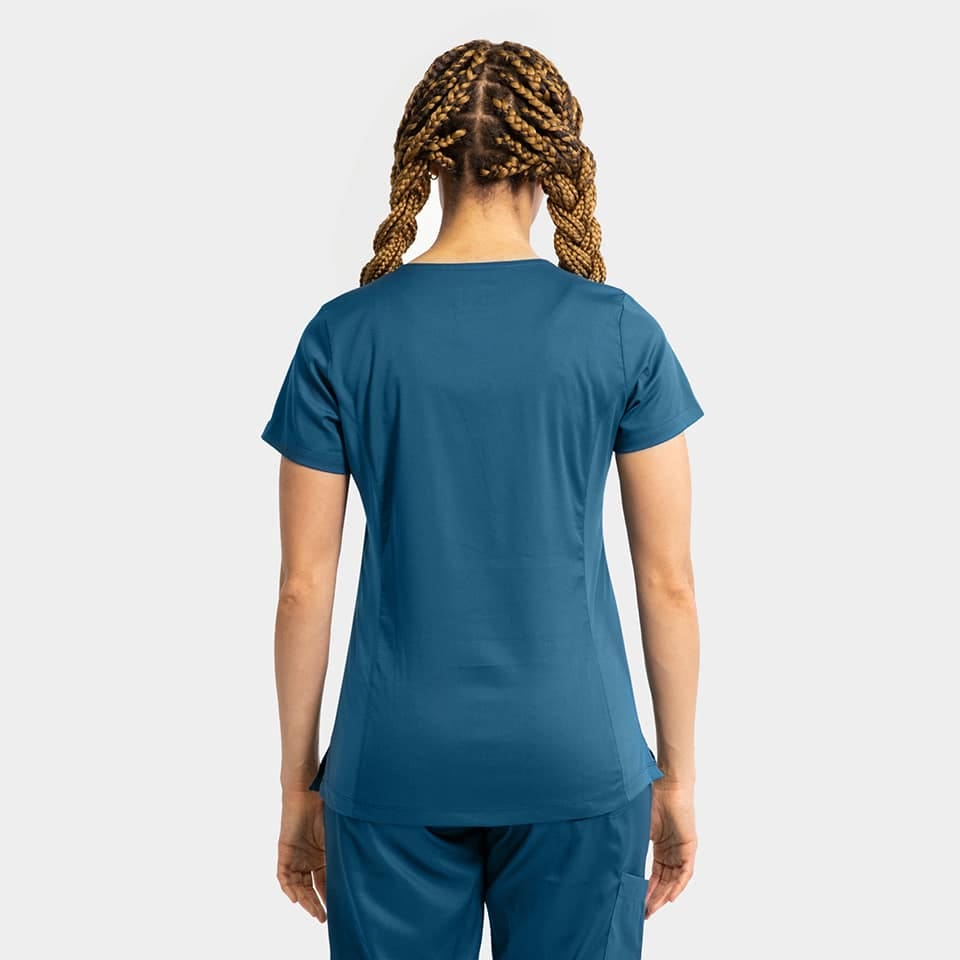 Women's Mock Wrap Knit Side Top | 2803
