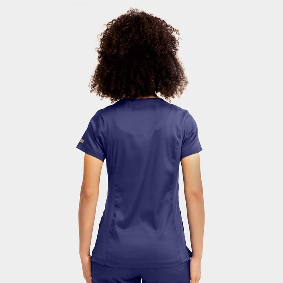 Women's Mock Wrap Knit Side Top | 2803