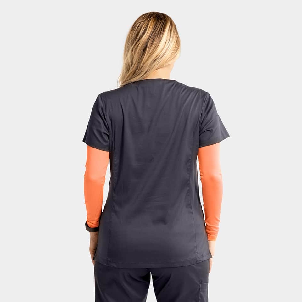 Women's Mock Wrap Knit Side Top | 2803