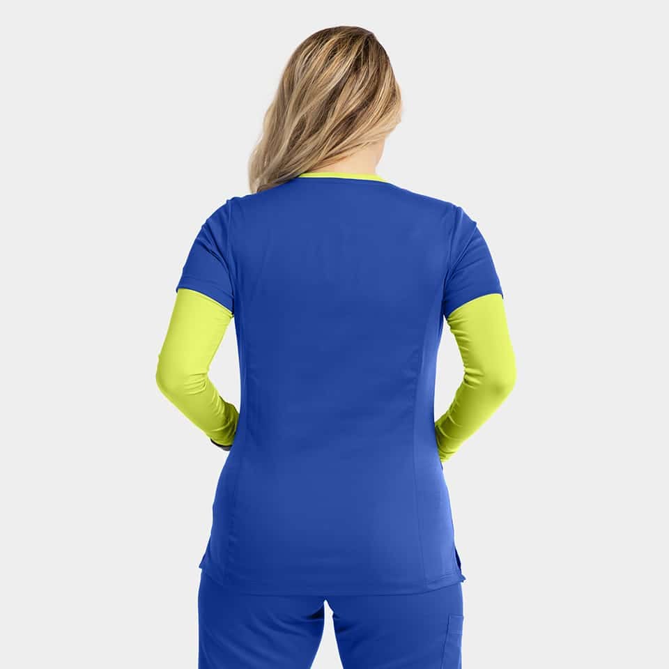 Women's Mock Wrap Knit Side Top | 2803