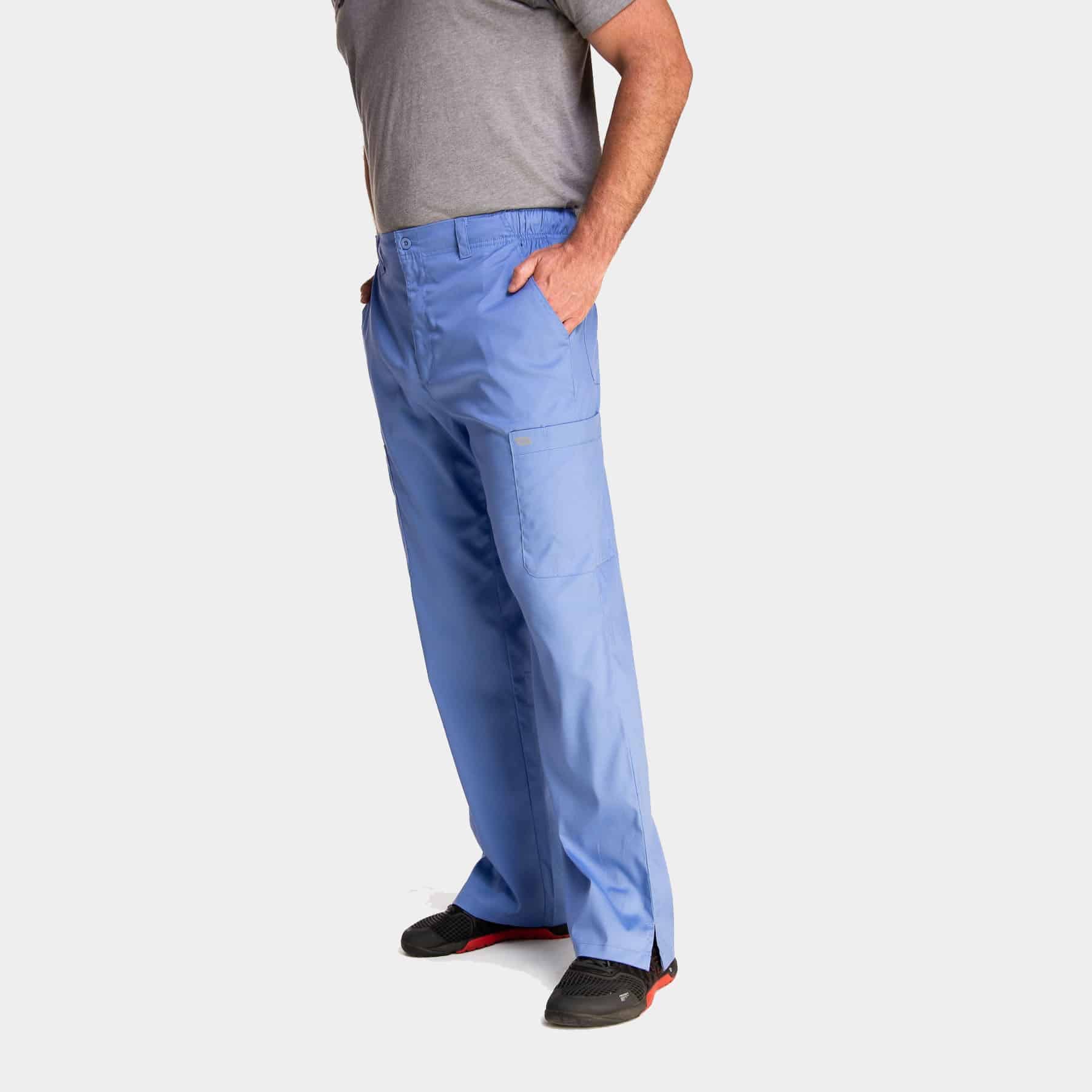 Men's Half Elastic Waistband Pant | 6851