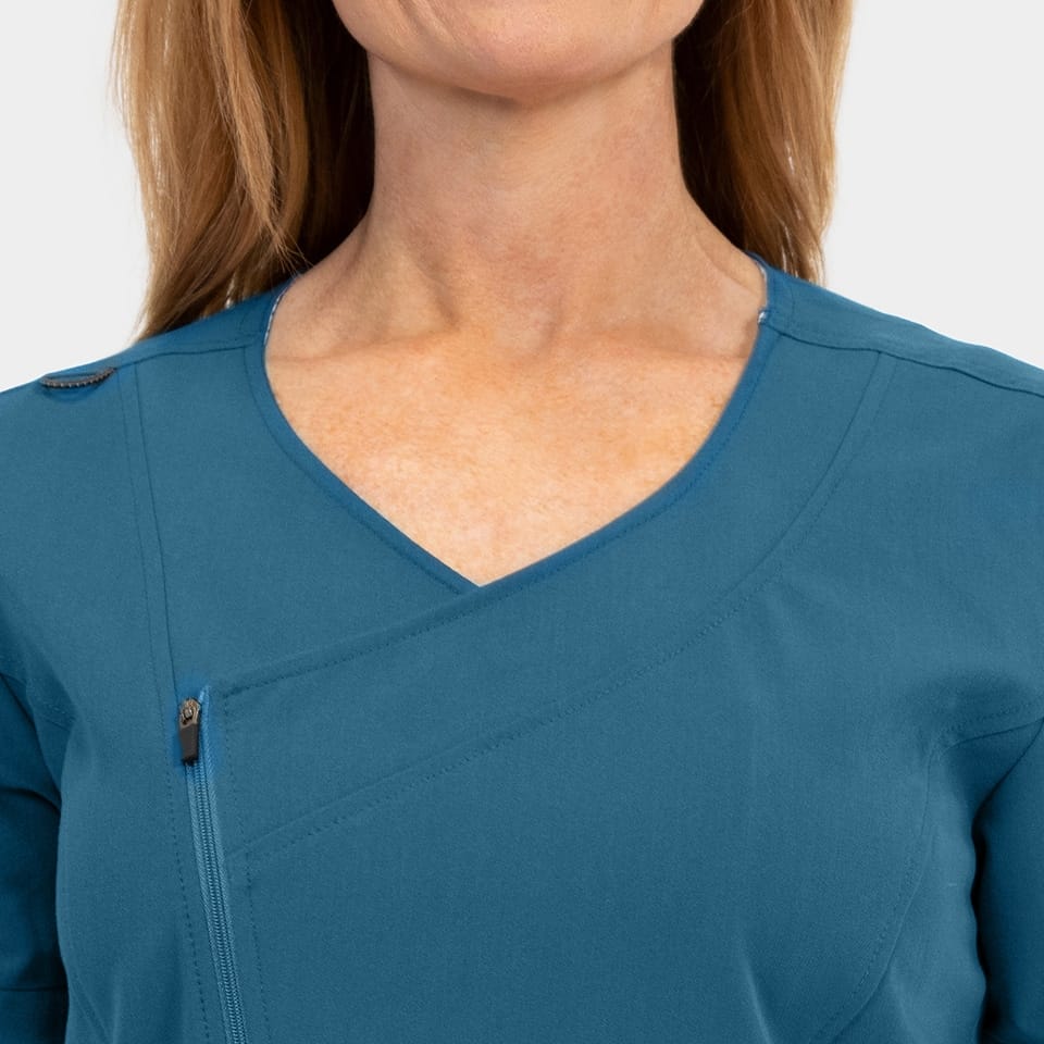 Women's Dressy Asymmetrical Zipper Top | 3801