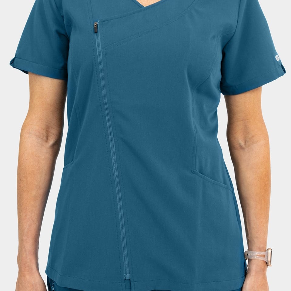 Women's Dressy Asymmetrical Zipper Top | 3801