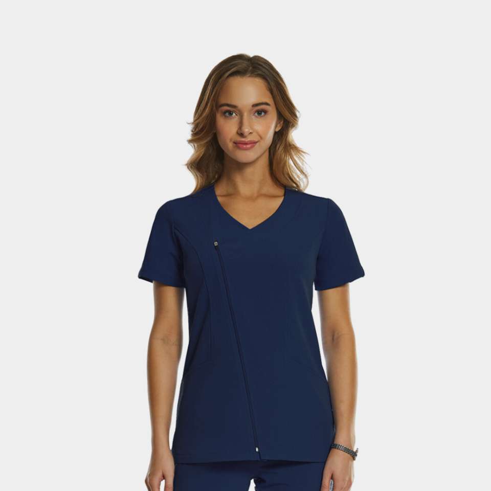 Women's Dressy Asymmetrical Zipper Top | 3801