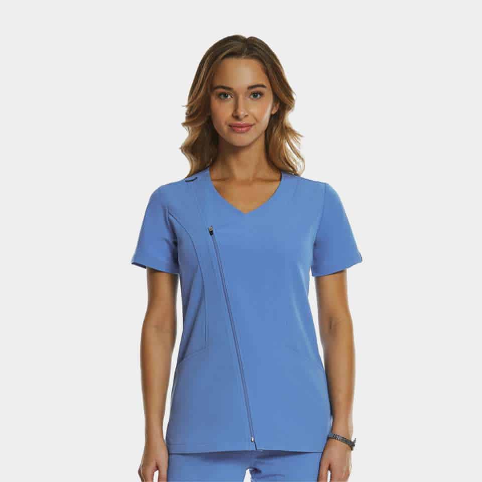 Women's Dressy Asymmetrical Zipper Top | 3801
