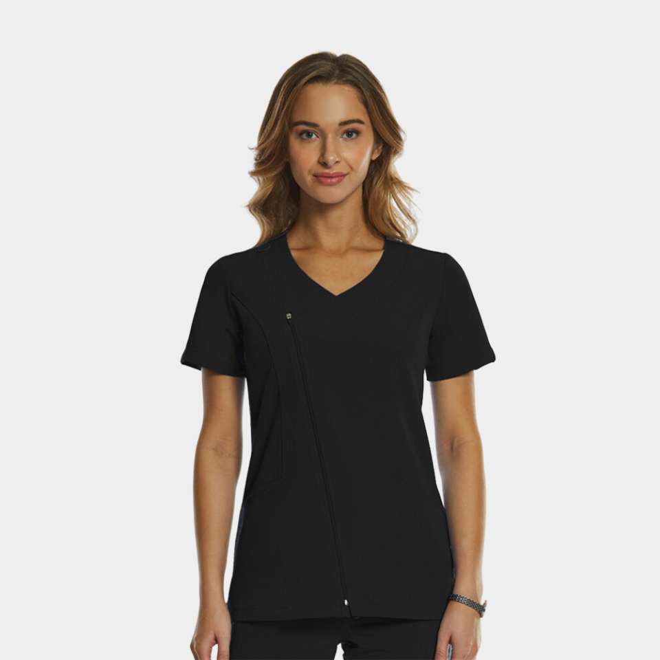 Women's Dressy Asymmetrical Zipper Top | 3801