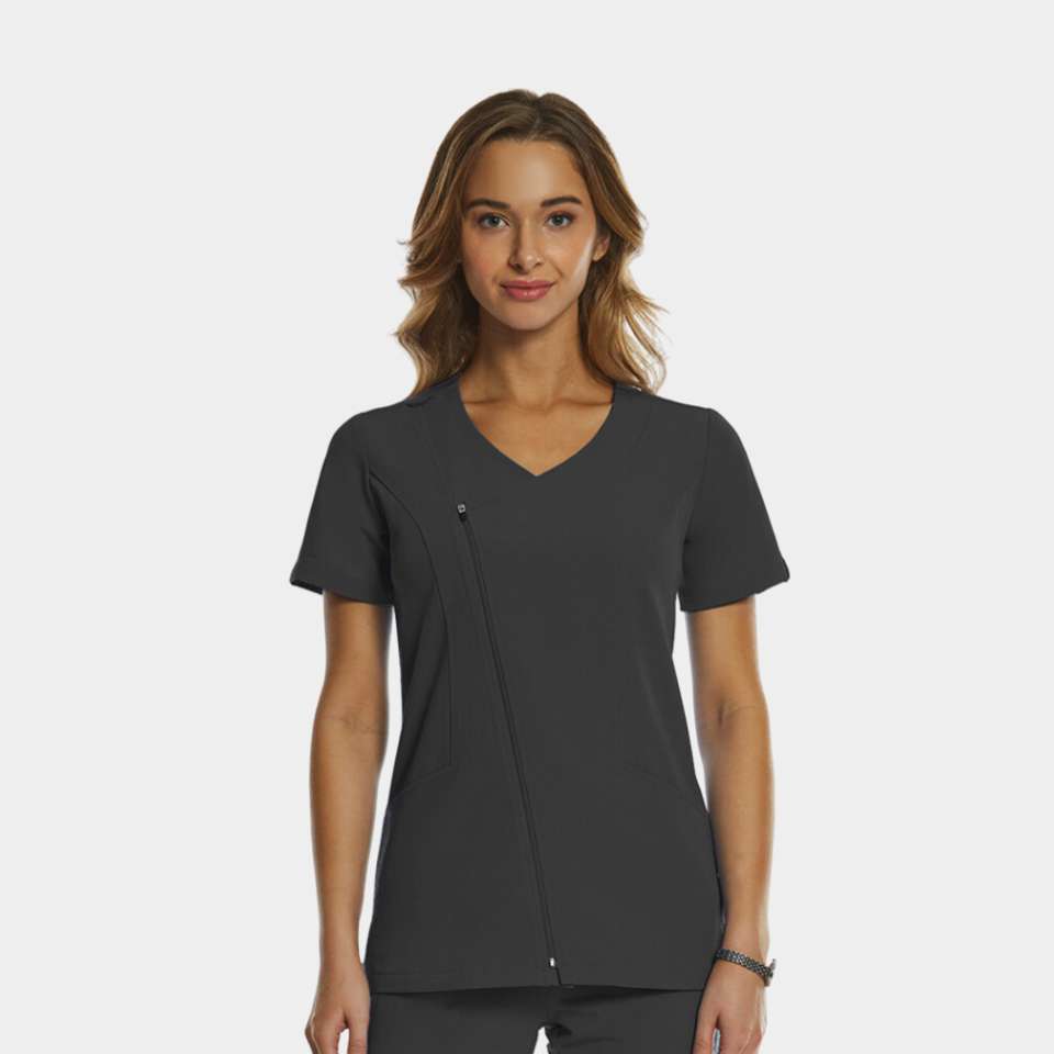 Women's Dressy Asymmetrical Zipper Top | 3801