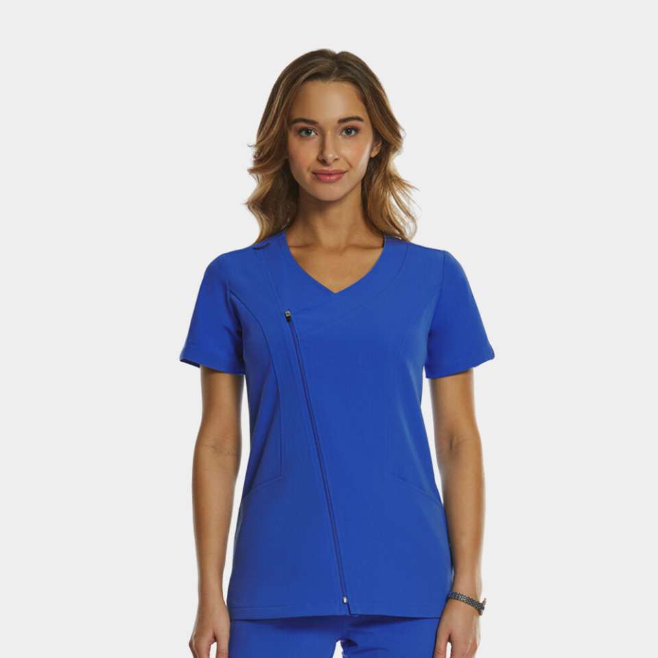 Women's Dressy Asymmetrical Zipper Top | 3801