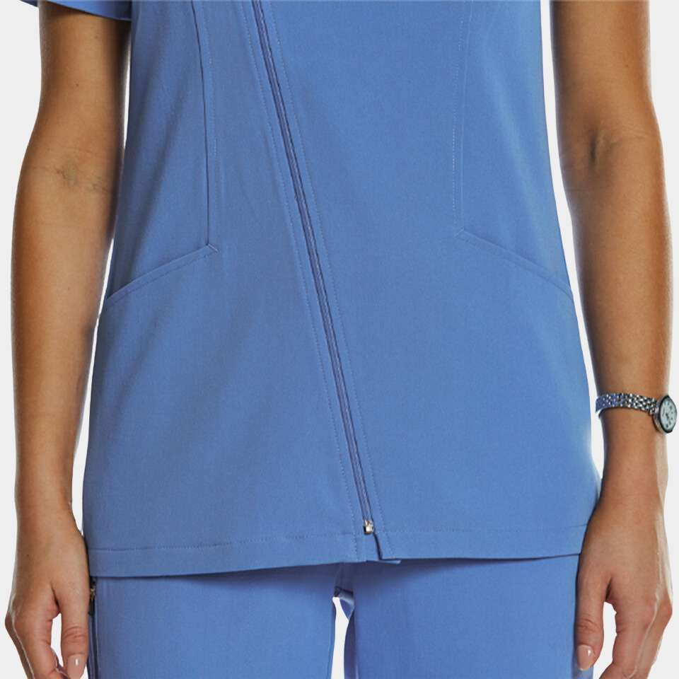 Women's Dressy Asymmetrical Zipper Top | 3801