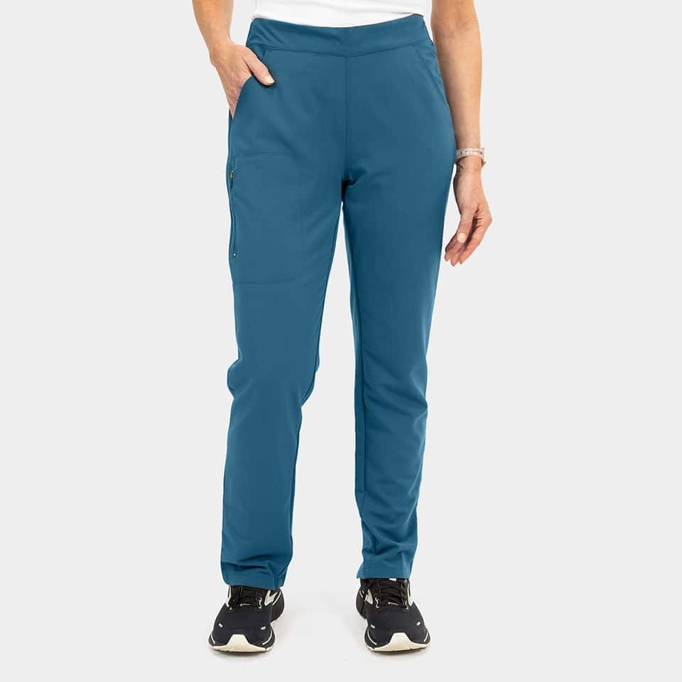 Women's Half Knit Waistband Tapered-Leg Pant | 7801