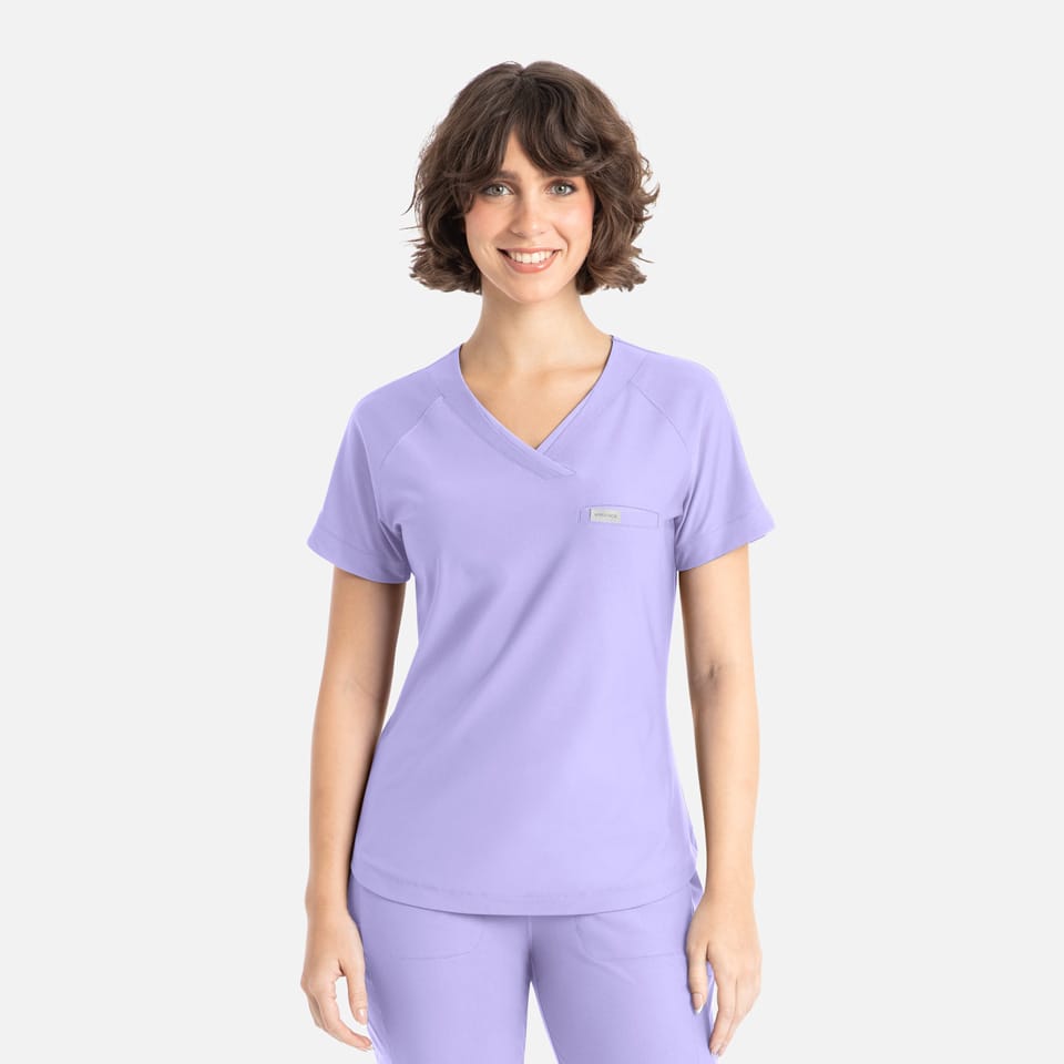 Luna Raglan Scrub Top | 2502