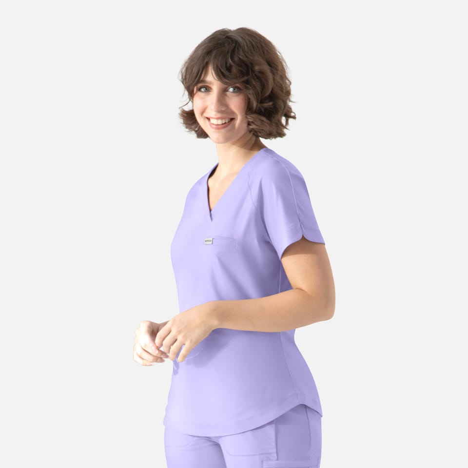 Luna Raglan Scrub Top | 2502