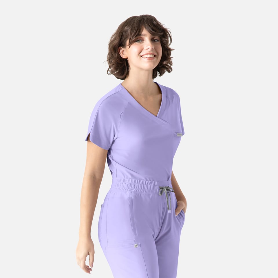 Luna Raglan Scrub Top | 2502