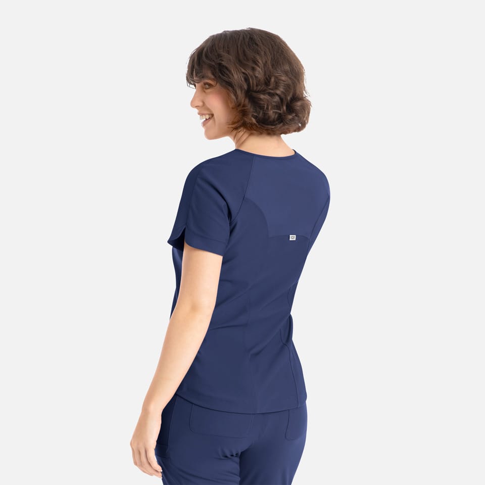 Luna Raglan Scrub Top | 2502