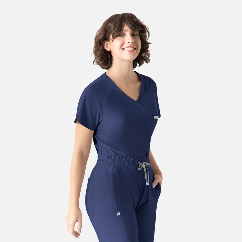 Luna Raglan Scrub Top | 2502